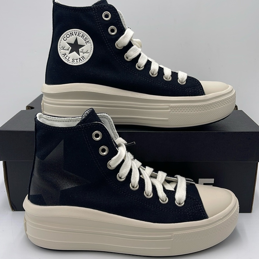 Converse WMNS A09899C CTAS MOVE HI
BLACK/NATURAL IVORY/EGRET Platforms Sneakers